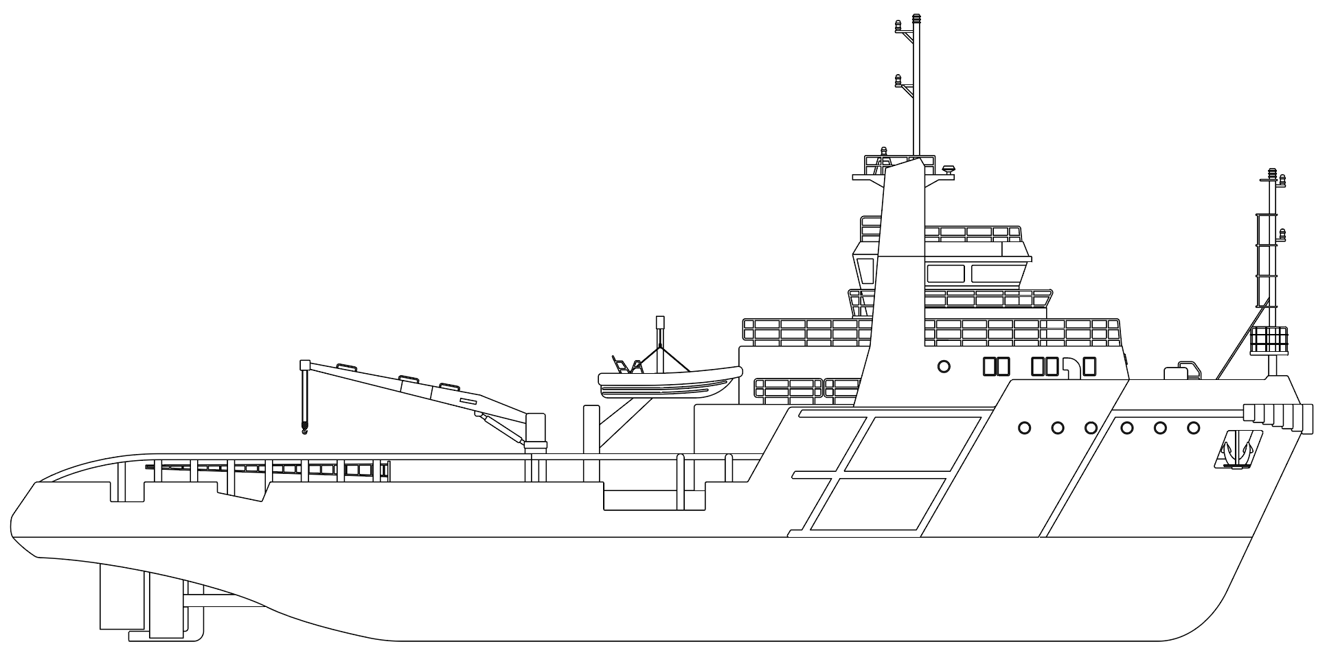 Schema bateau profil